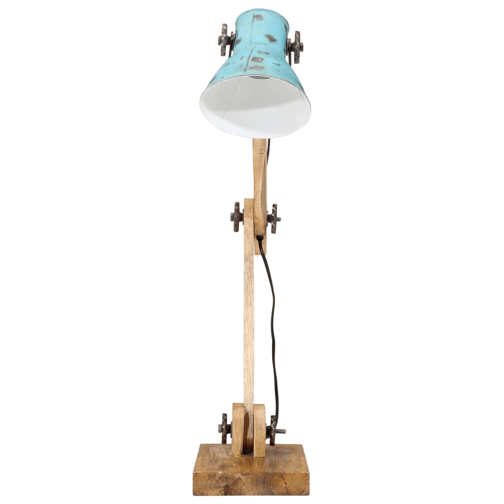 Bureaulamp 25 W E27 23x18x96 cm verweerd blauw