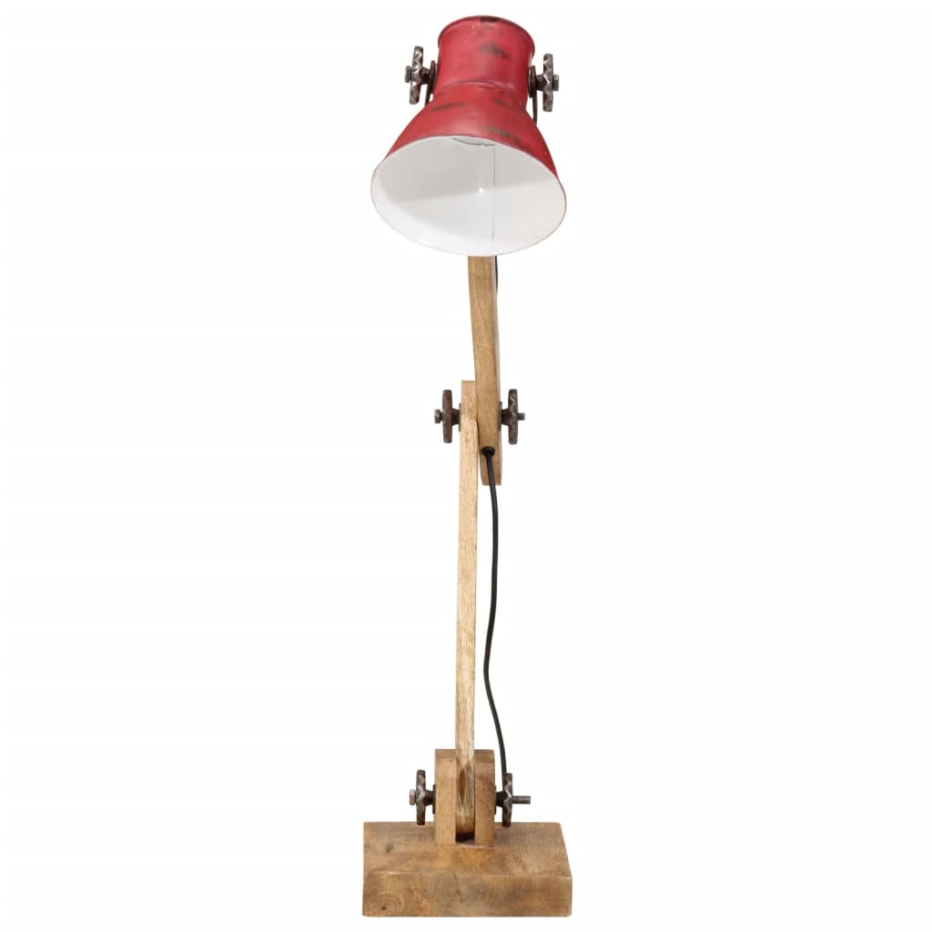 Bureaulamp 25 W E27 23x18x96 cm verweerd rood