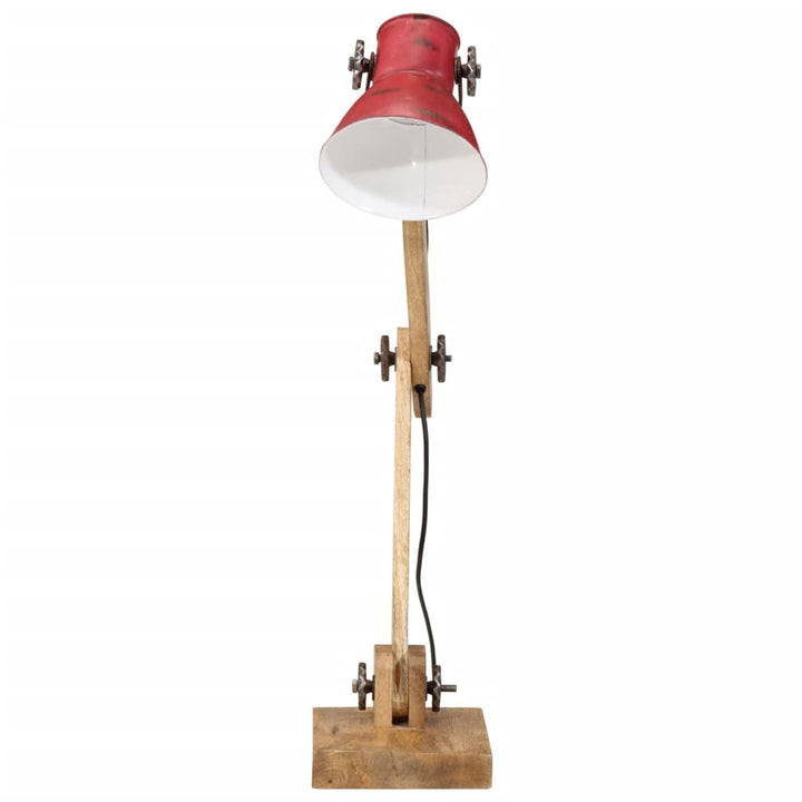 Bureaulamp 25 W E27 23x18x96 cm verweerd rood