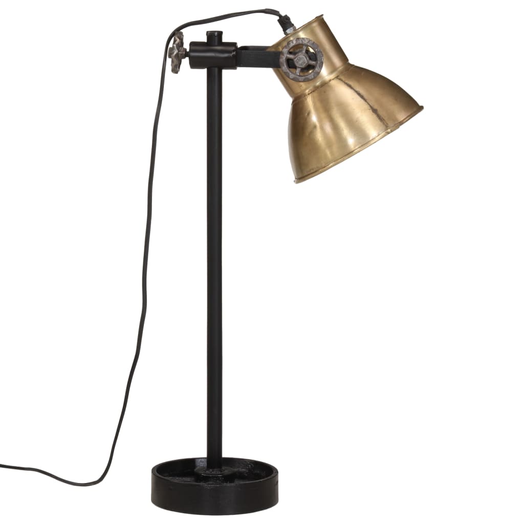 Bureaulamp 25 W E27 15x15x55 cm antiek messing