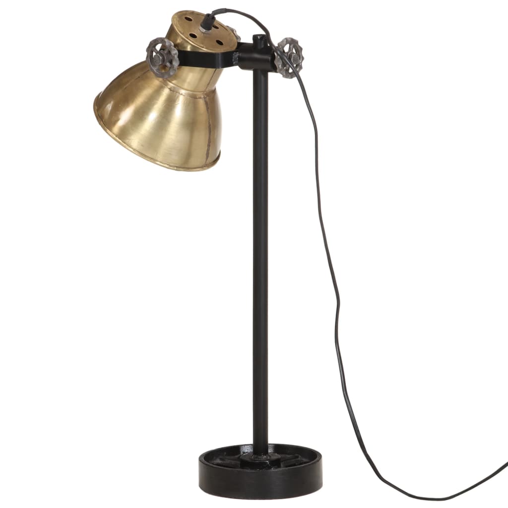 Bureaulamp 25 W E27 15x15x55 cm antiek messing