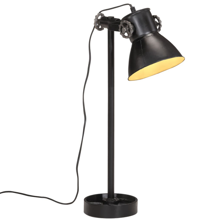 Bureaulamp 25 W E27 15x15x55 cm zwart