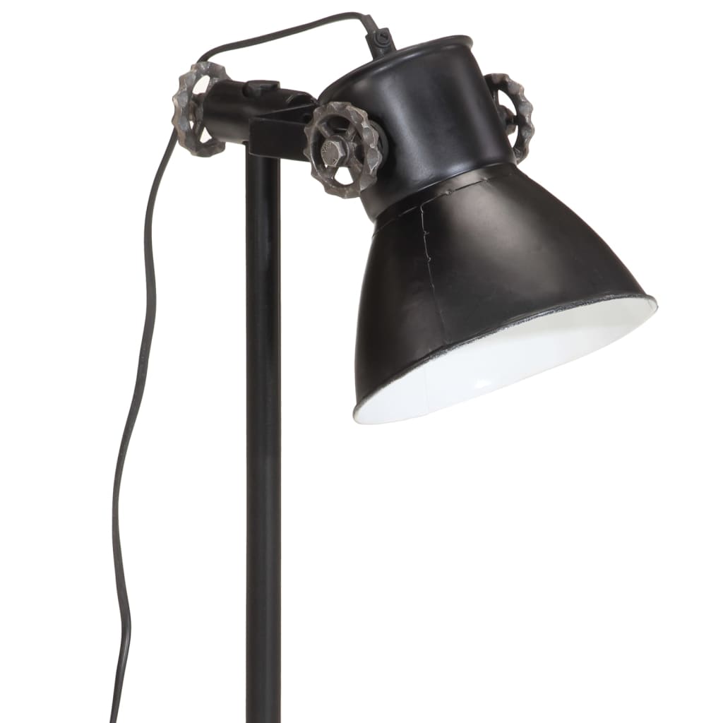 Bureaulamp 25 W E27 15x15x55 cm zwart