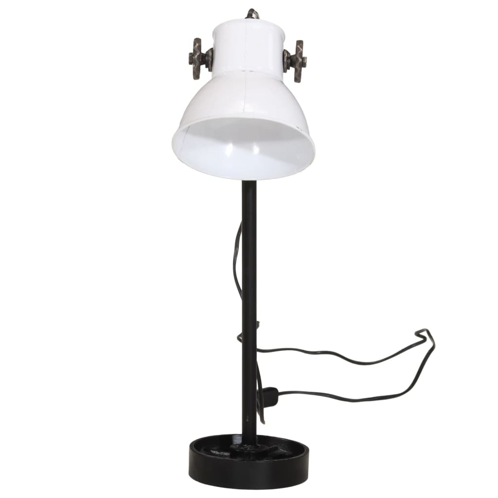 Bureaulamp 25 W E27 15x15x55 cm wit