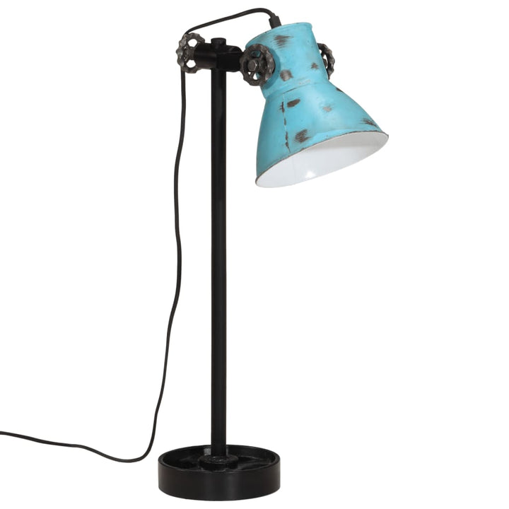 Bureaulamp 25 W E27 15x15x55 cm verweerd blauw