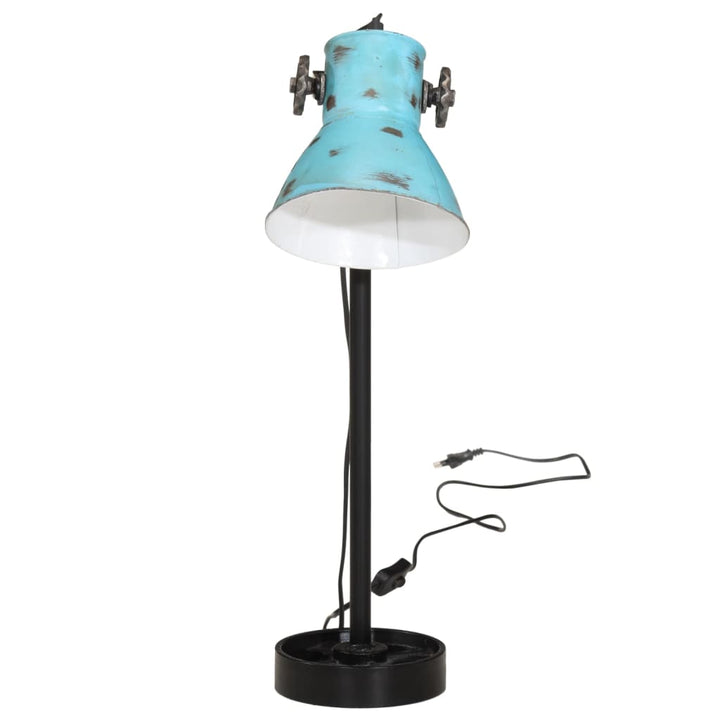 Bureaulamp 25 W E27 15x15x55 cm verweerd blauw