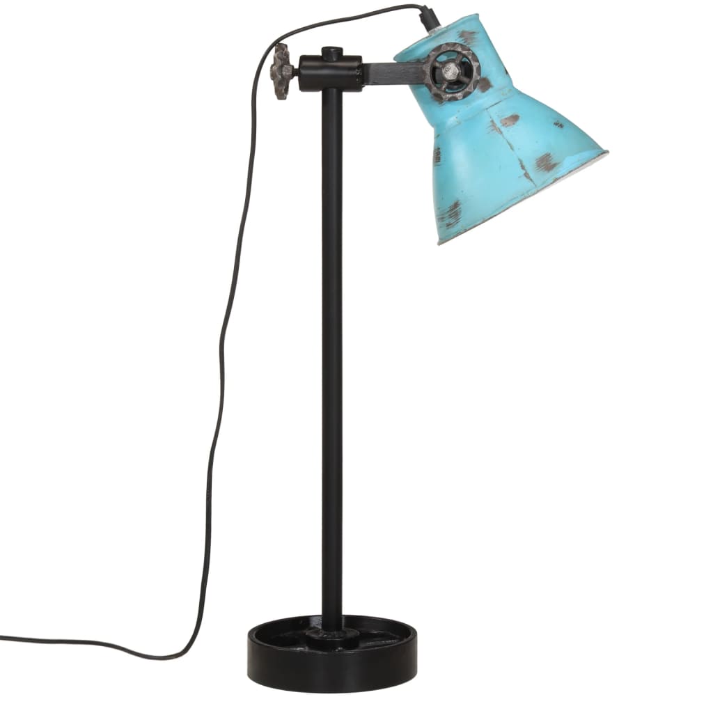 Bureaulamp 25 W E27 15x15x55 cm verweerd blauw