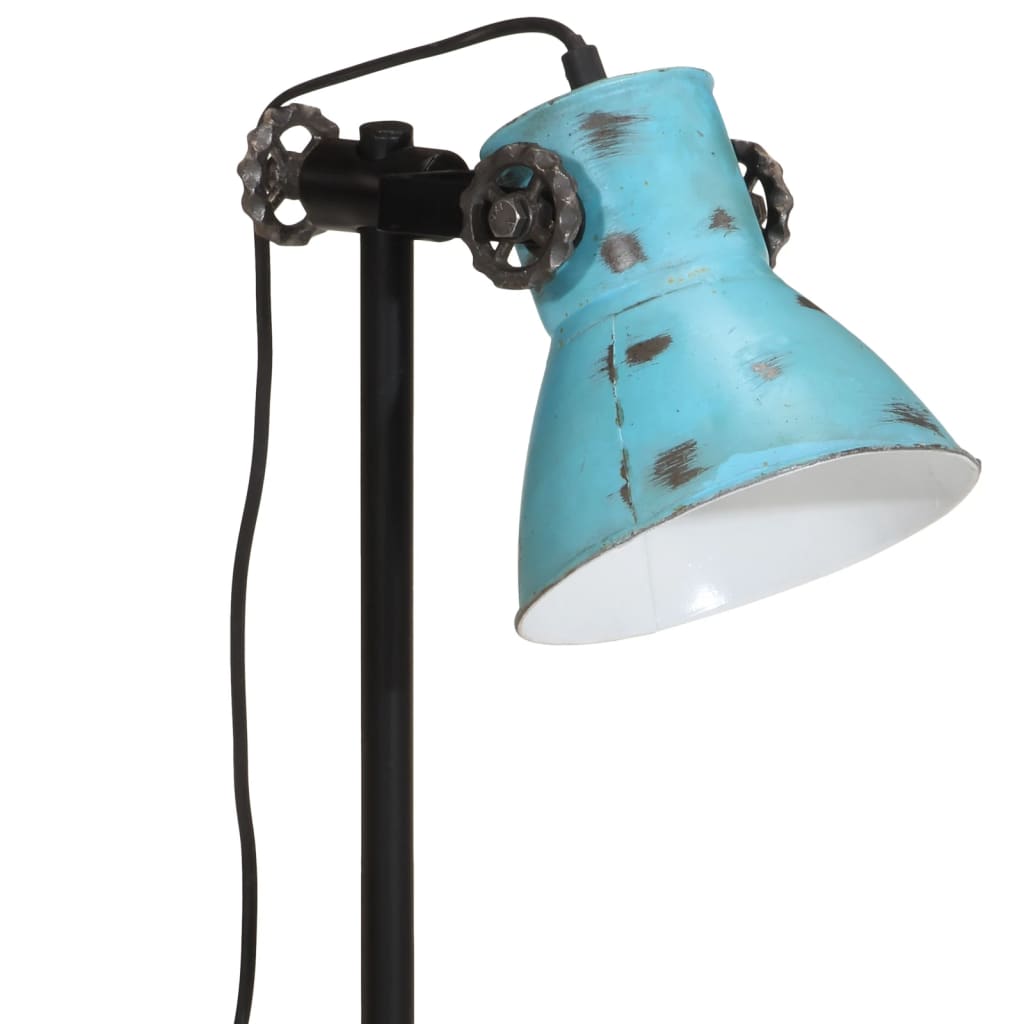 Bureaulamp 25 W E27 15x15x55 cm verweerd blauw