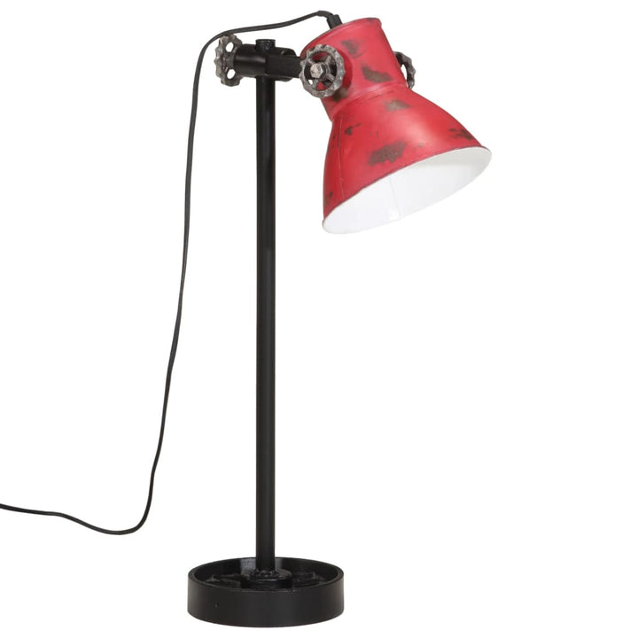 Bureaulamp 25 W E27 15x15x55 cm verweerd rood