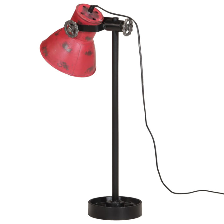 Bureaulamp 25 W E27 15x15x55 cm verweerd rood