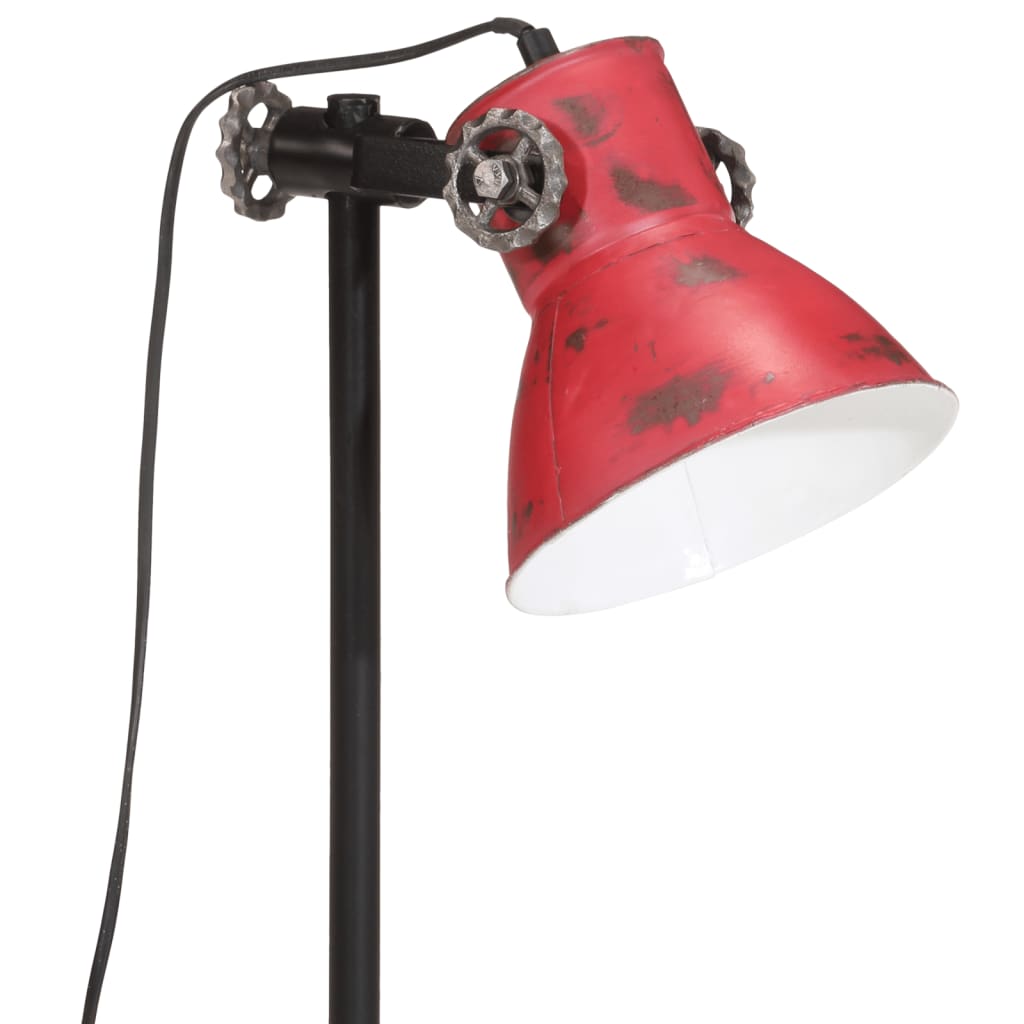 Bureaulamp 25 W E27 15x15x55 cm verweerd rood