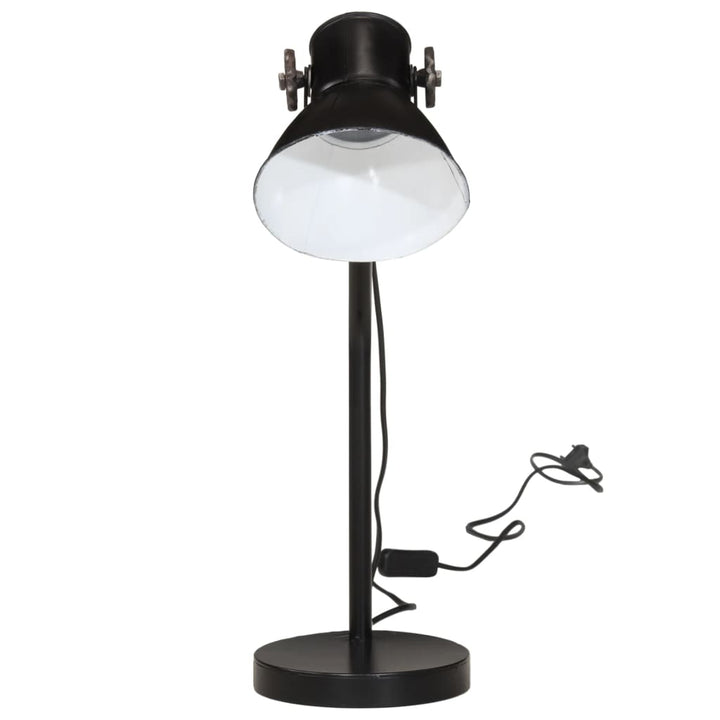 Bureaulamp 25 W E27 17x17x60 cm zwart