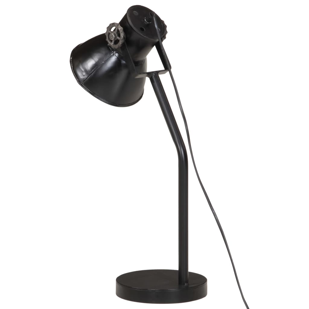 Bureaulamp 25 W E27 17x17x60 cm zwart