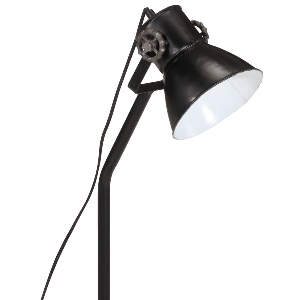 Bureaulamp 25 W E27 17x17x60 cm zwart