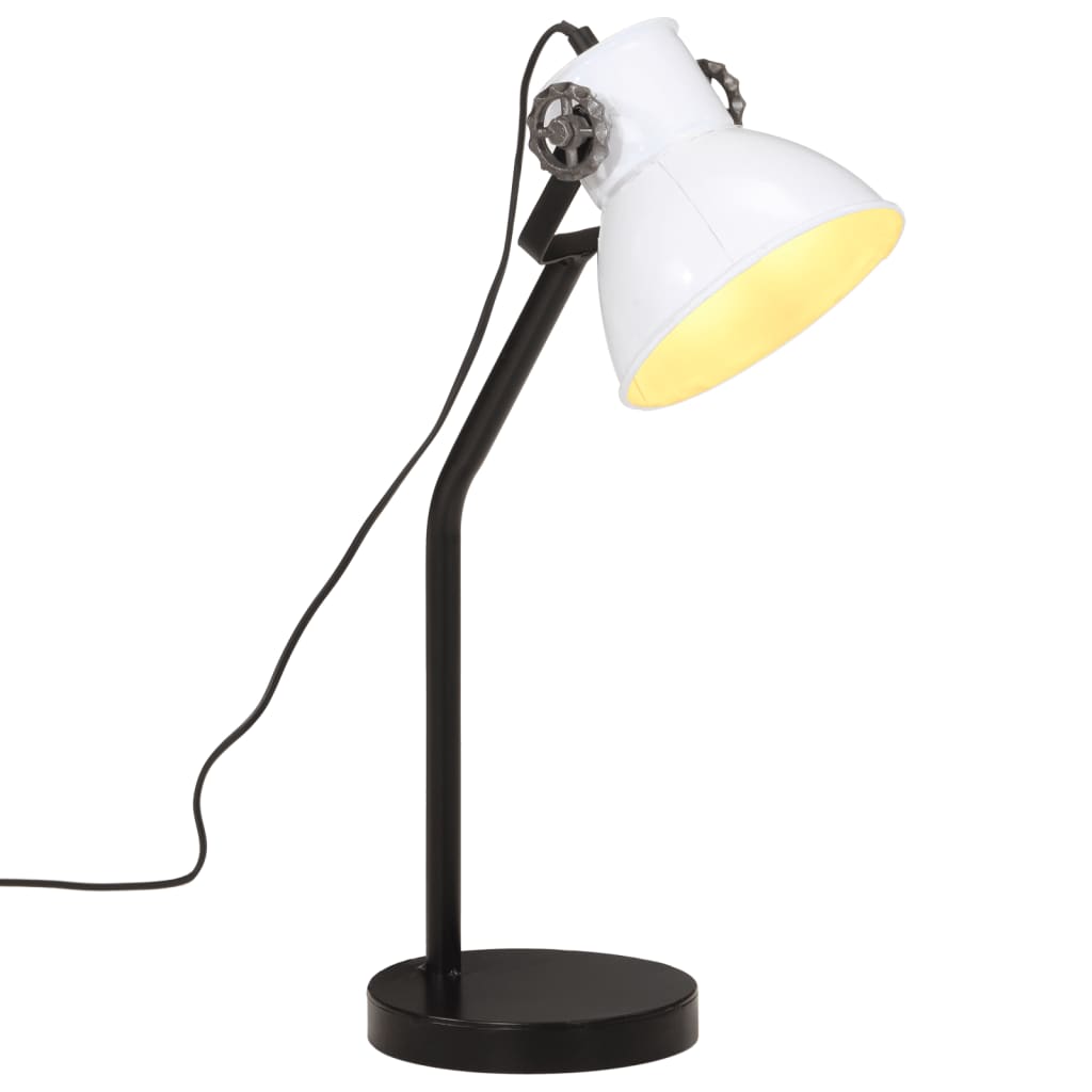 Bureaulamp 25 W E27 17x17x60 cm wit