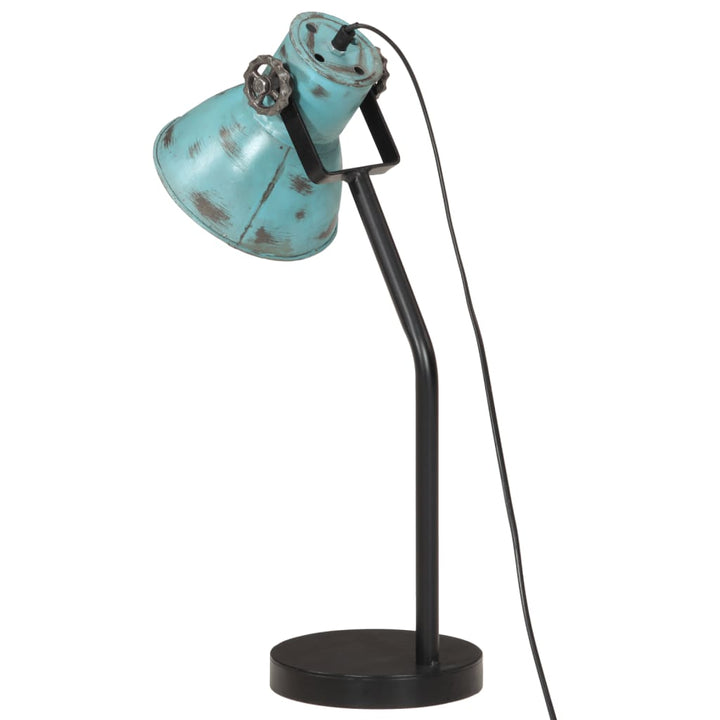 Bureaulamp 25 W E27 17x17x60 cm verweerd blauw