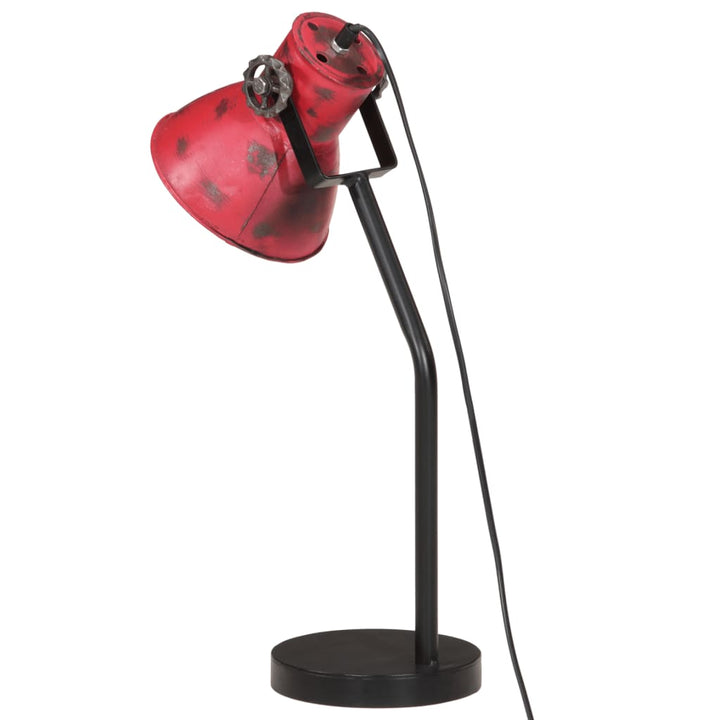 Bureaulamp 25 W E27 17x17x60 cm verweerd rood