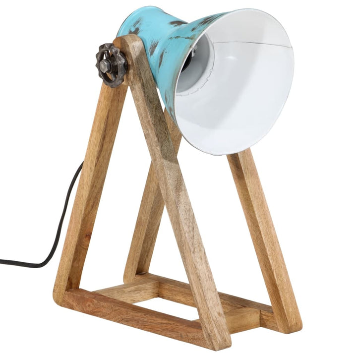 Bureaulamp 25 W E27 30x17x40 cm verweerd blauw