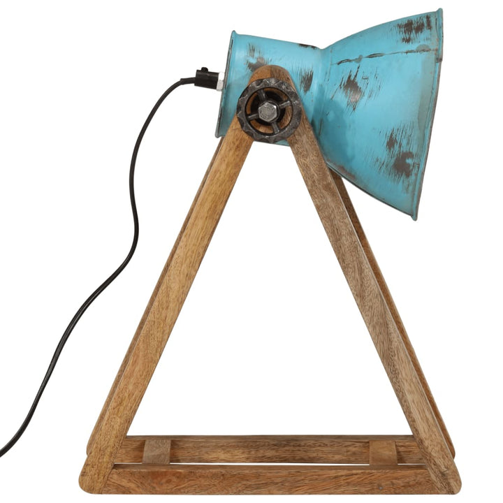 Bureaulamp 25 W E27 30x17x40 cm verweerd blauw