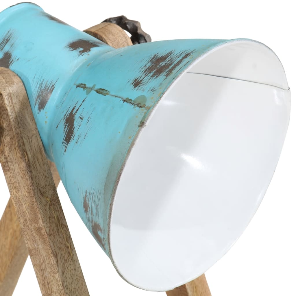 Bureaulamp 25 W E27 30x17x40 cm verweerd blauw