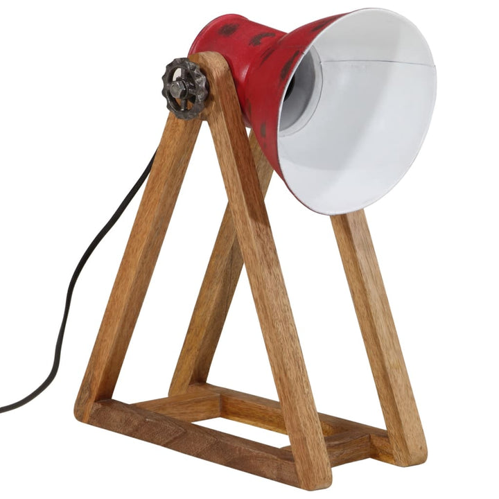 Bureaulamp 25 W E27 30x17x40 cm verweerd rood