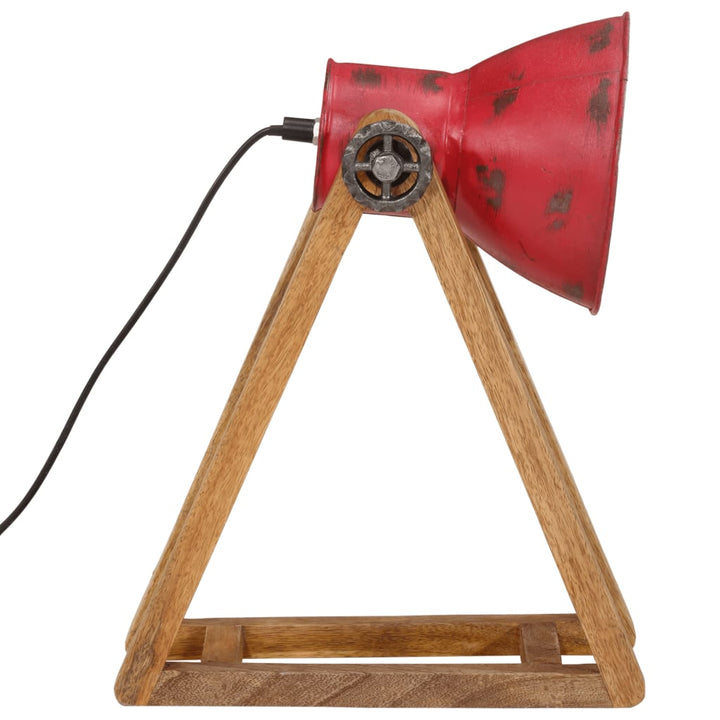 Bureaulamp 25 W E27 30x17x40 cm verweerd rood