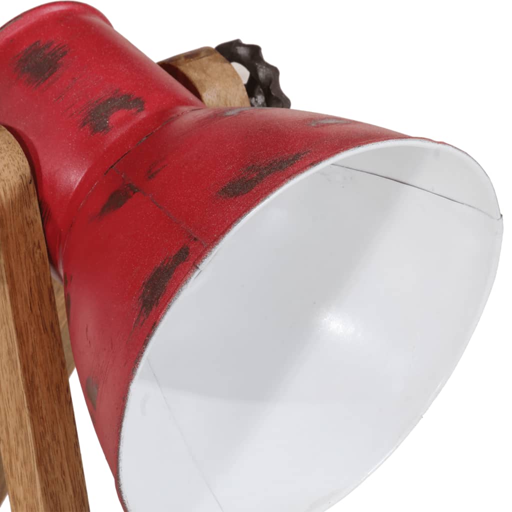 Bureaulamp 25 W E27 30x17x40 cm verweerd rood