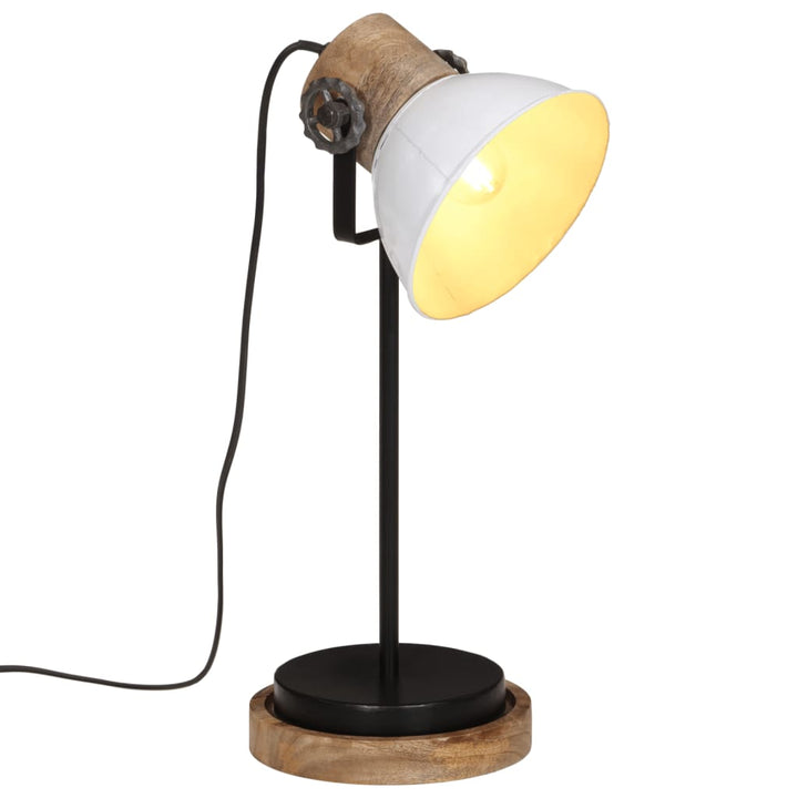 Bureaulamp 25 W E27 17x17x50 cm wit