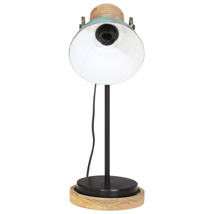 Bureaulamp 25 W E27 17x17x50 cm verweerd blauw