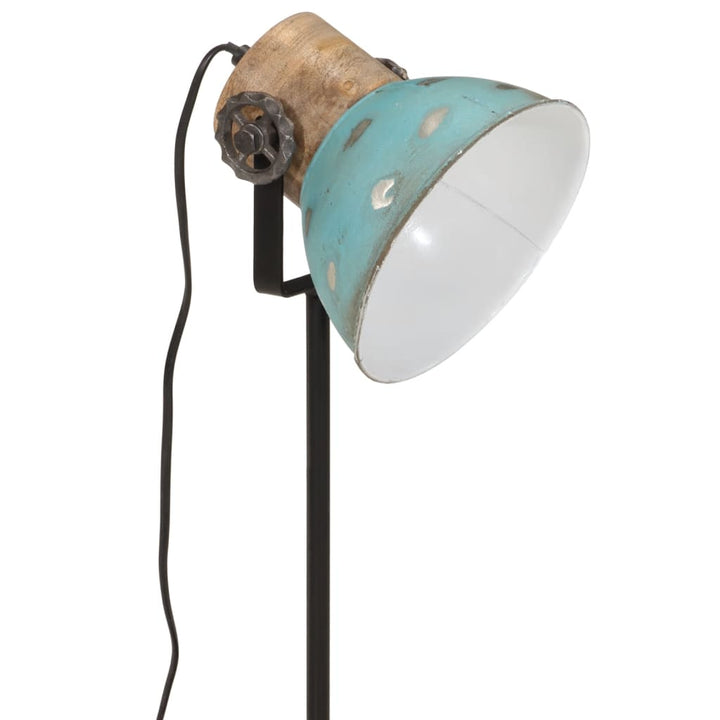 Bureaulamp 25 W E27 17x17x50 cm verweerd blauw