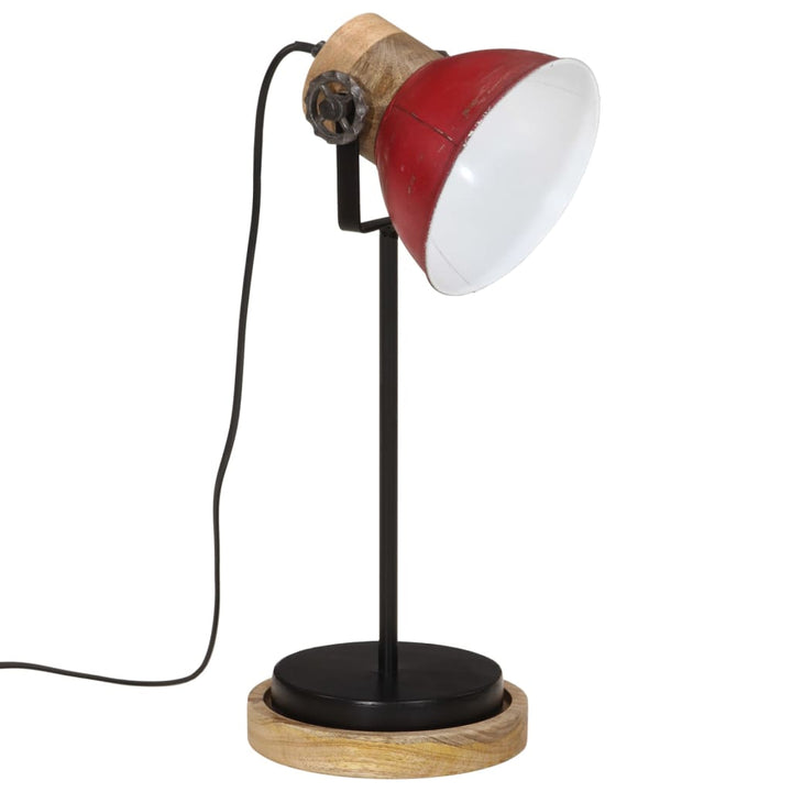 Bureaulamp 25 W E27 17x17x50 cm verweerd rood