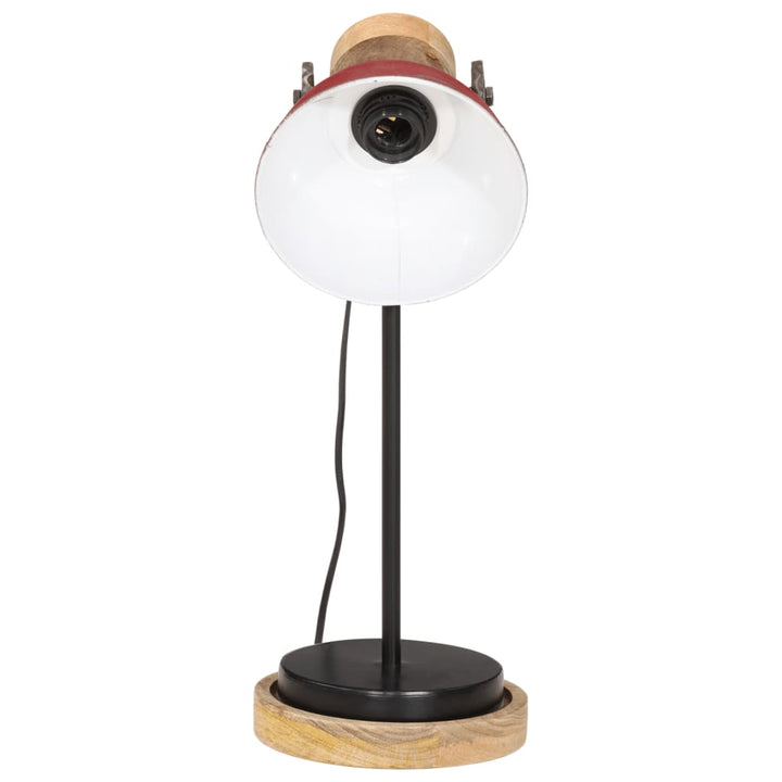 Bureaulamp 25 W E27 17x17x50 cm verweerd rood