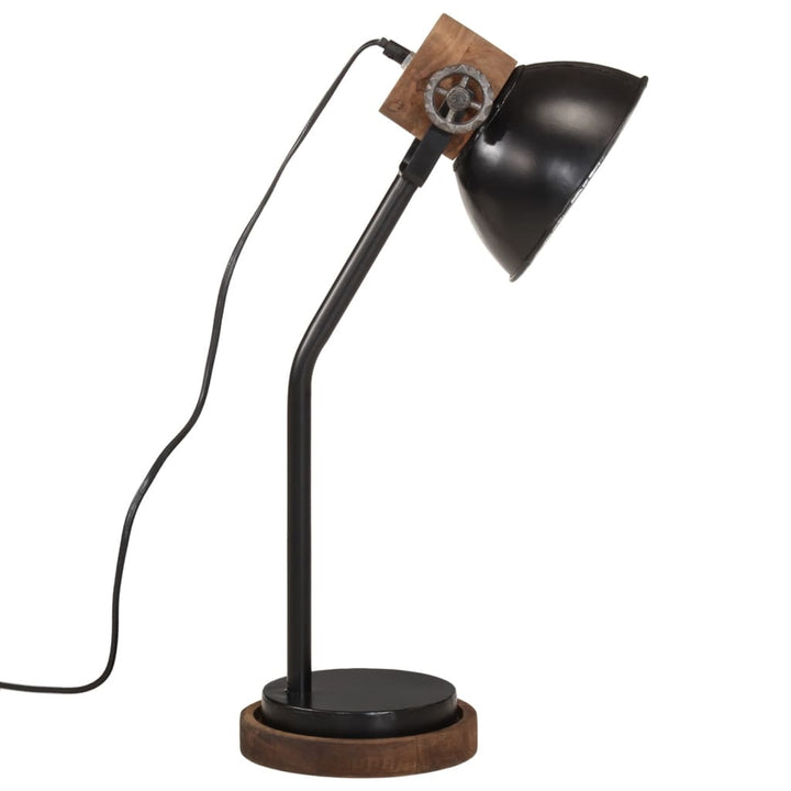 Bureaulamp 25 W E27 18x18x60 cm zwart