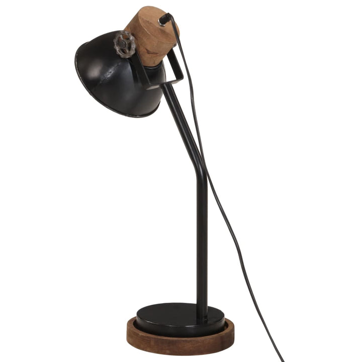 Bureaulamp 25 W E27 18x18x60 cm zwart