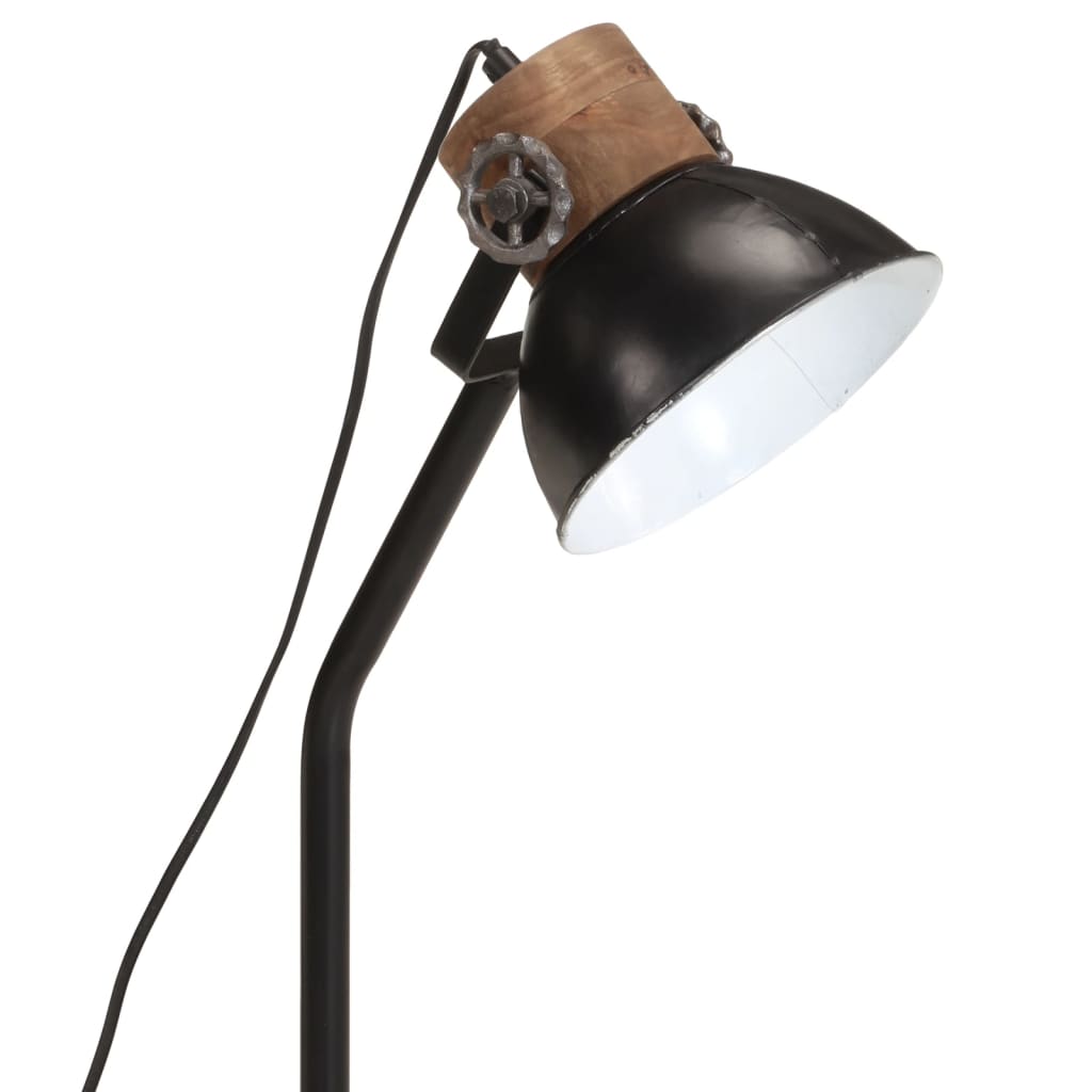 Bureaulamp 25 W E27 18x18x60 cm zwart