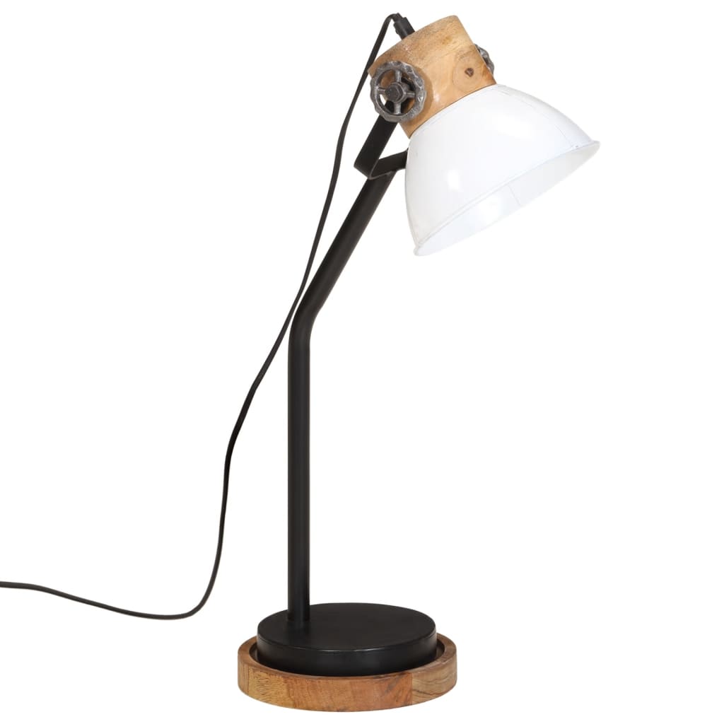 Bureaulamp 25 W E27 18x18x60 cm wit