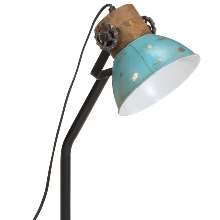 Bureaulamp 25 W E27 18x18x60 cm verweerd blauw