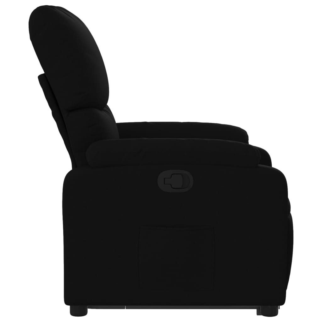 Sta-op-stoel verstelbaar stof zwart