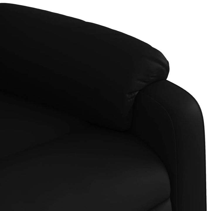 Sta-op-stoel kunstleer zwart