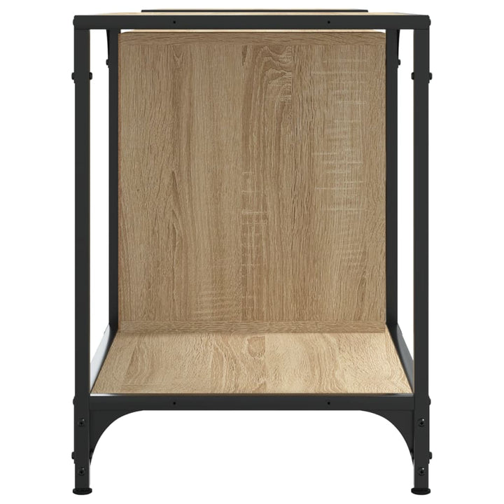 Tv-meubel 153x37x50 cm bewerkt hout sonoma eikenkleurig