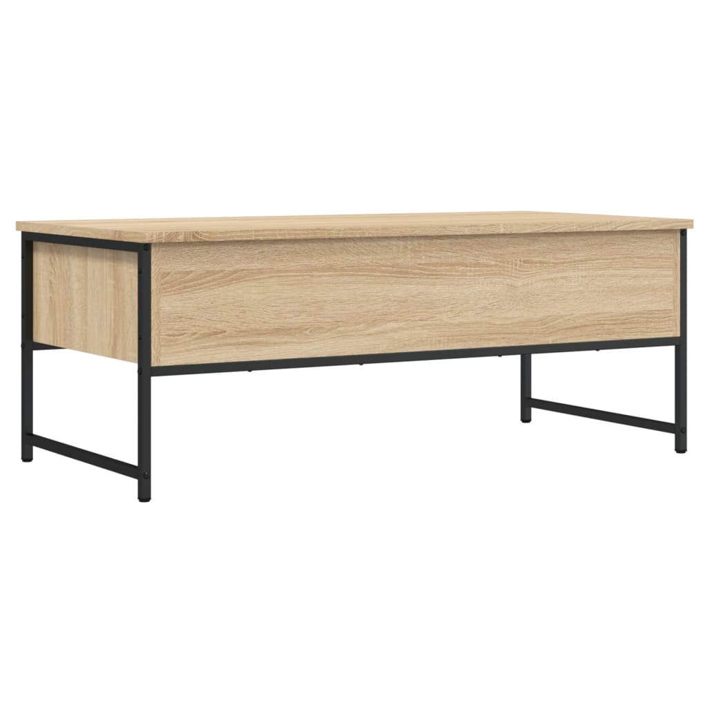 Salontafel 101x49x39,5 cm bewerkt hout sonoma eikenkleurig