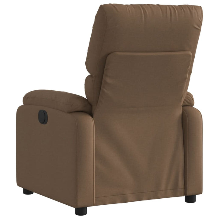 Fauteuil verstelbaar stof bruin