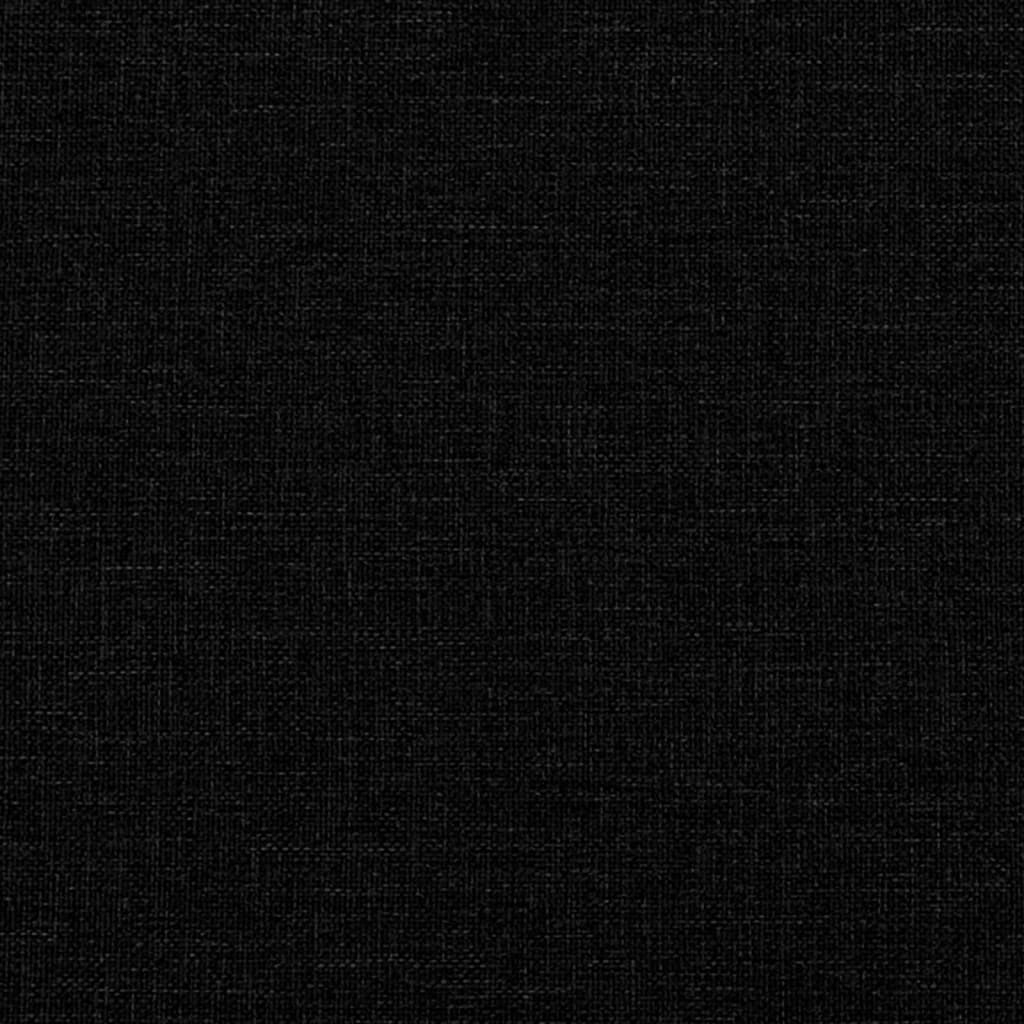 Fauteuil verstelbaar stof zwart