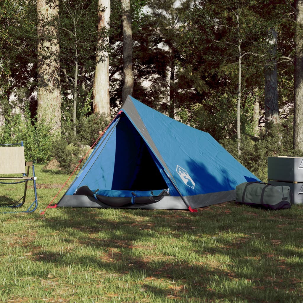 Tent 2-persoons 200x120x88/62 cm 185T taft blauw