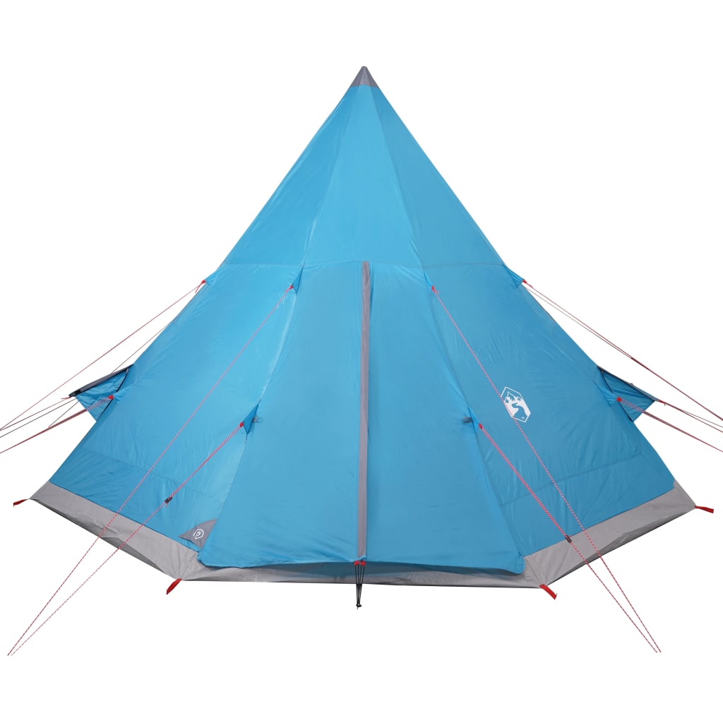 Tent 4-persoons 367x367x259 cm 185T taft blauw