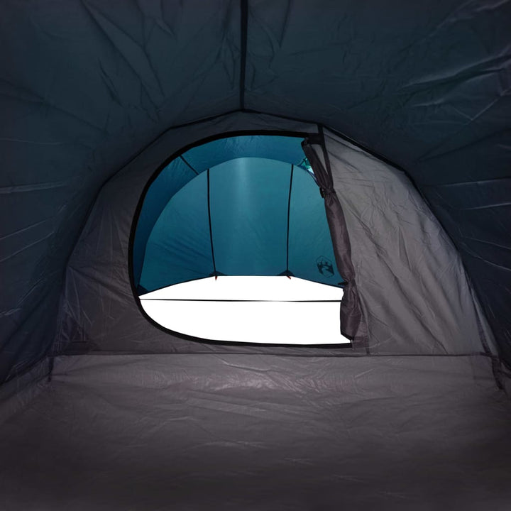 Tunneltent 4-persoons waterdicht blauw