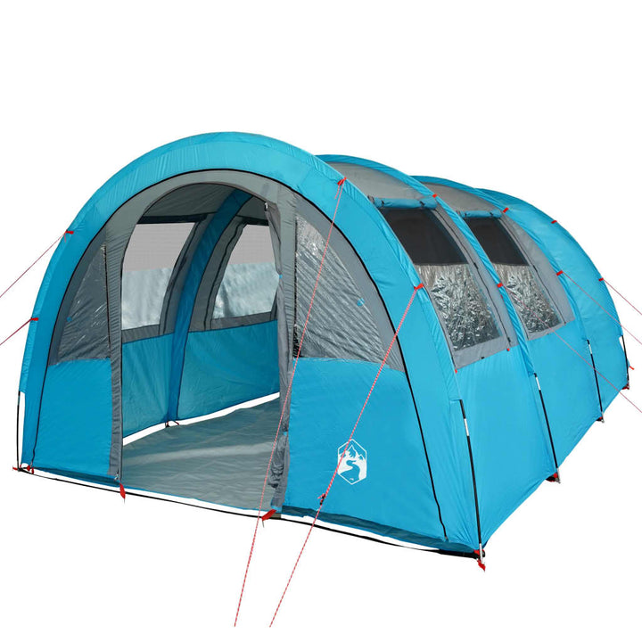 Tunneltent 4-persoons waterdicht blauw