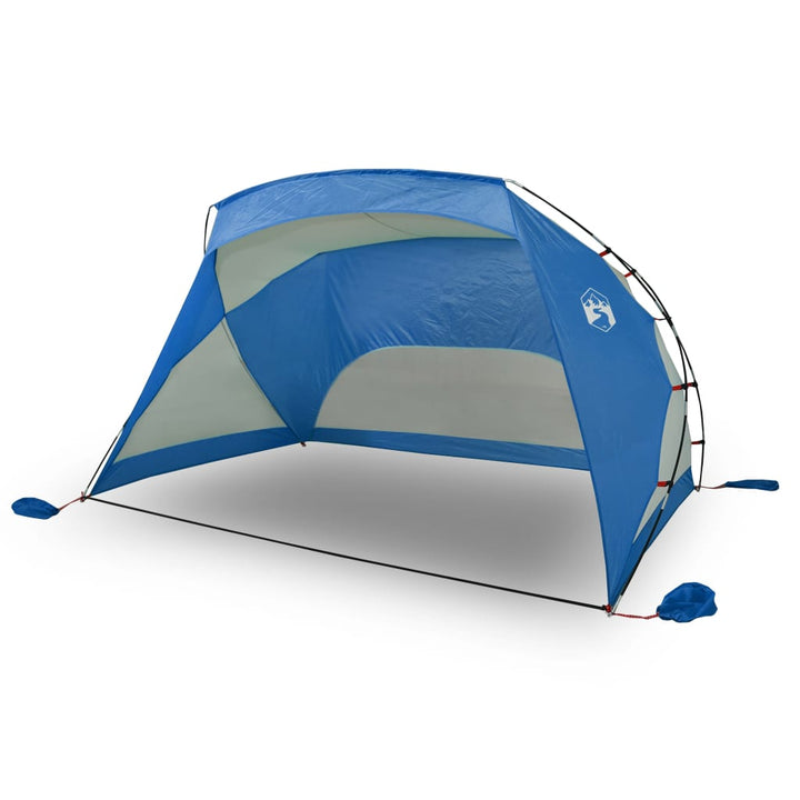 Strandtent 274x178x170/148 cm 185T taft azuurblauw