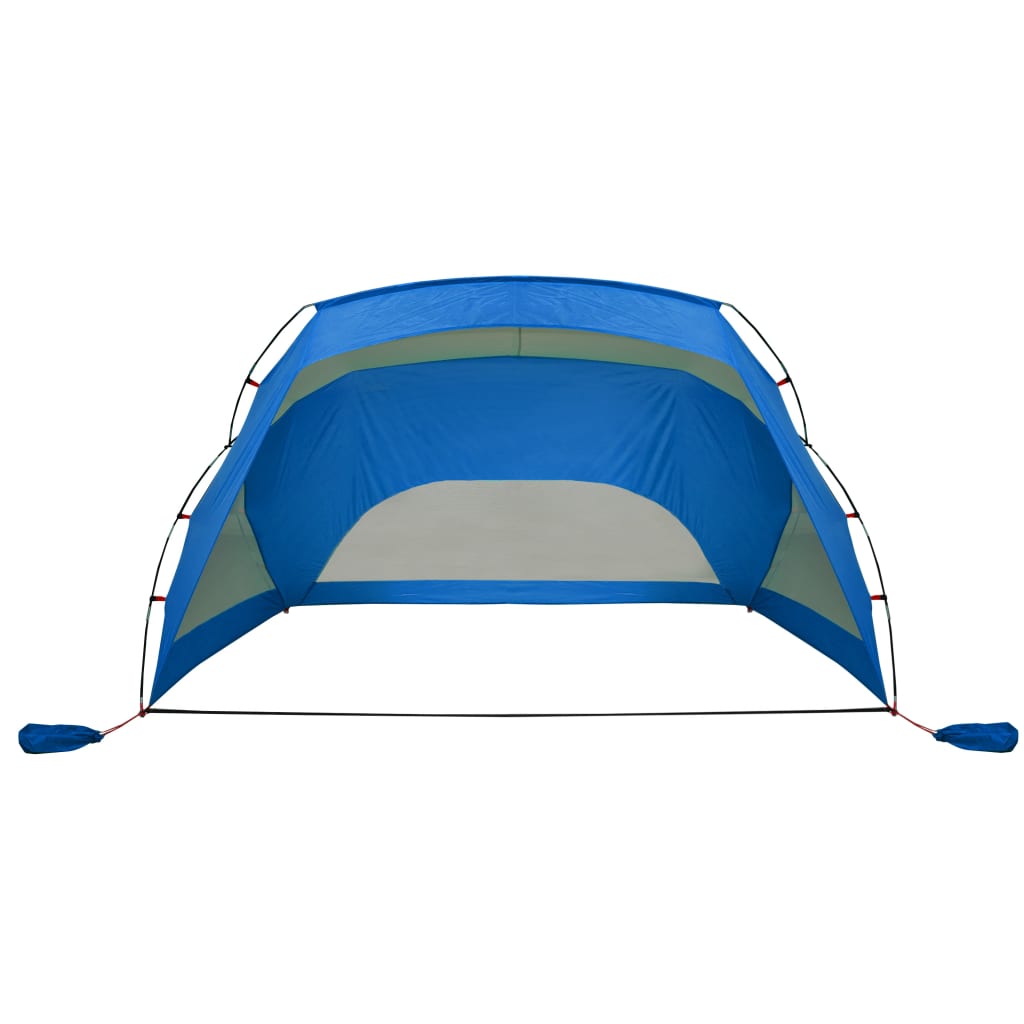 Strandtent 274x178x170/148 cm 185T taft azuurblauw