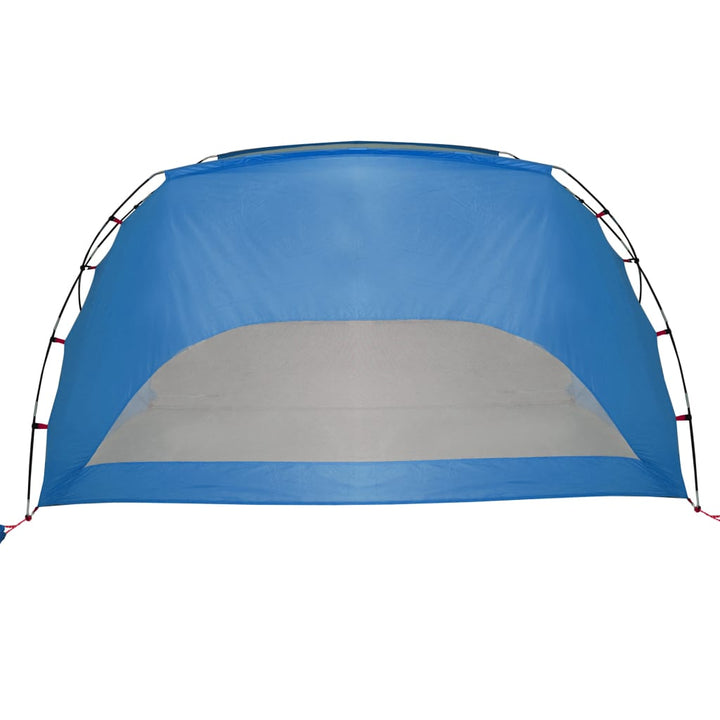 Strandtent 274x178x170/148 cm 185T taft azuurblauw